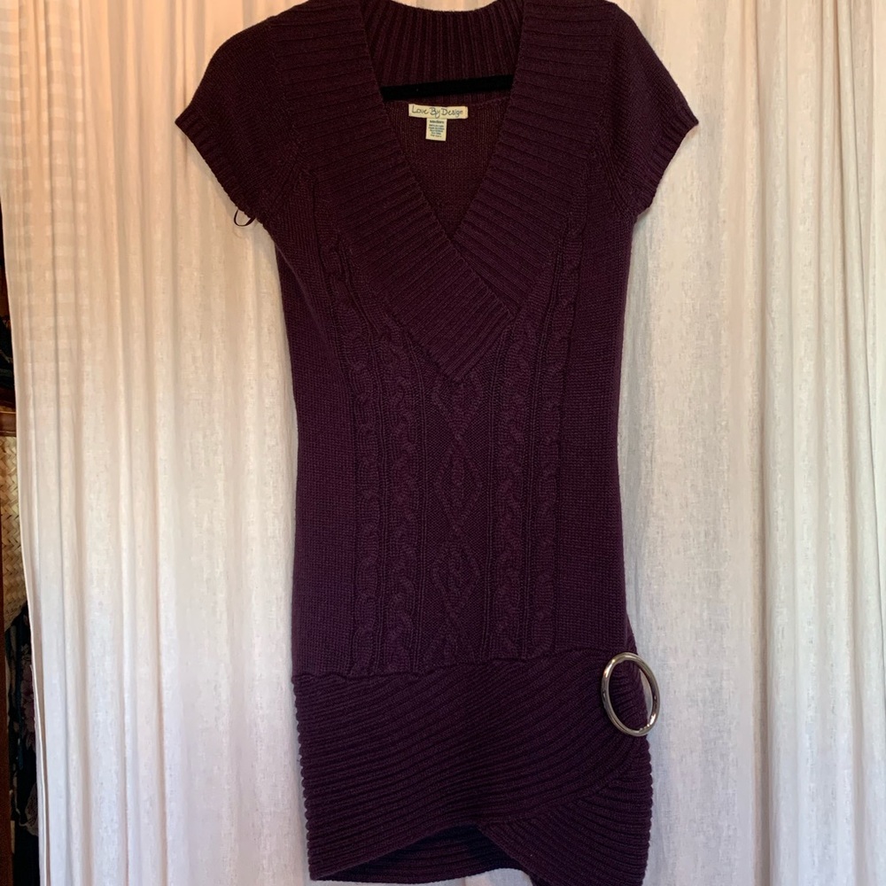 EUC Purple Sweater Dress size 8